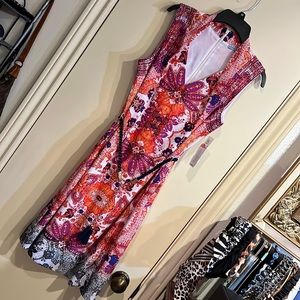 Antonio Melani size 2 sleeveless print dress